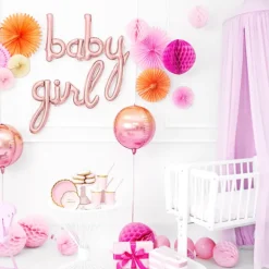 Boule Nid d'Abeille Alvéolée Rose Clair 10 cm – Décoration Papier de Soie