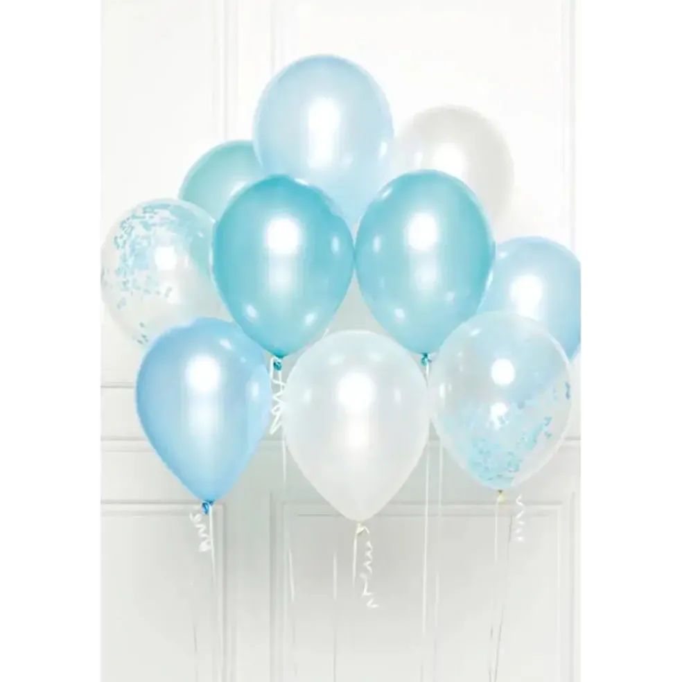 Bouquet de 10 ballons Thème Bleu