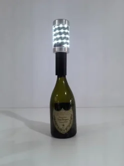 Bâton LED Bouteille "Grenade" Noir, 24 cm – Rechargeable