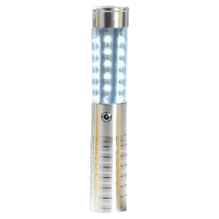 Bâton LED Bouteille VIP Argent avec Laser Vert – 24 cm