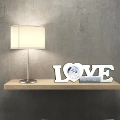 Cadre Photo "LOVE" Blanc