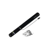 Canon à confettis électrique 40cm - Argent Métallique