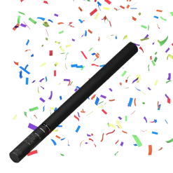 Canon à confettis Manuel Multicolor 80 cm