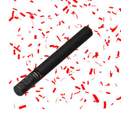 Canon à confettis manuel rouge 50 cm Magic FX