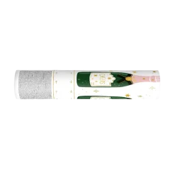Canon à confettis - Étoiles dorées biodégradables - 20 cm