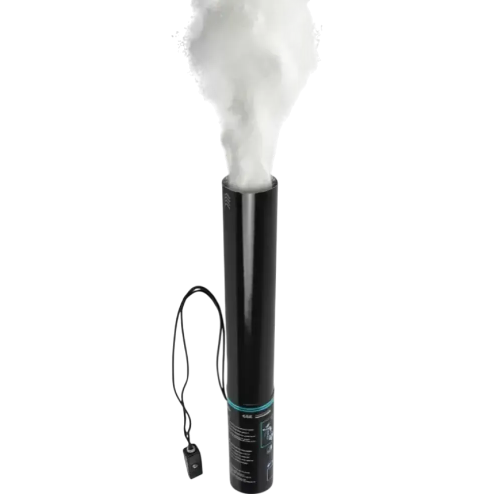 Canon à poudre Holi électrique 40 cm - Blanc