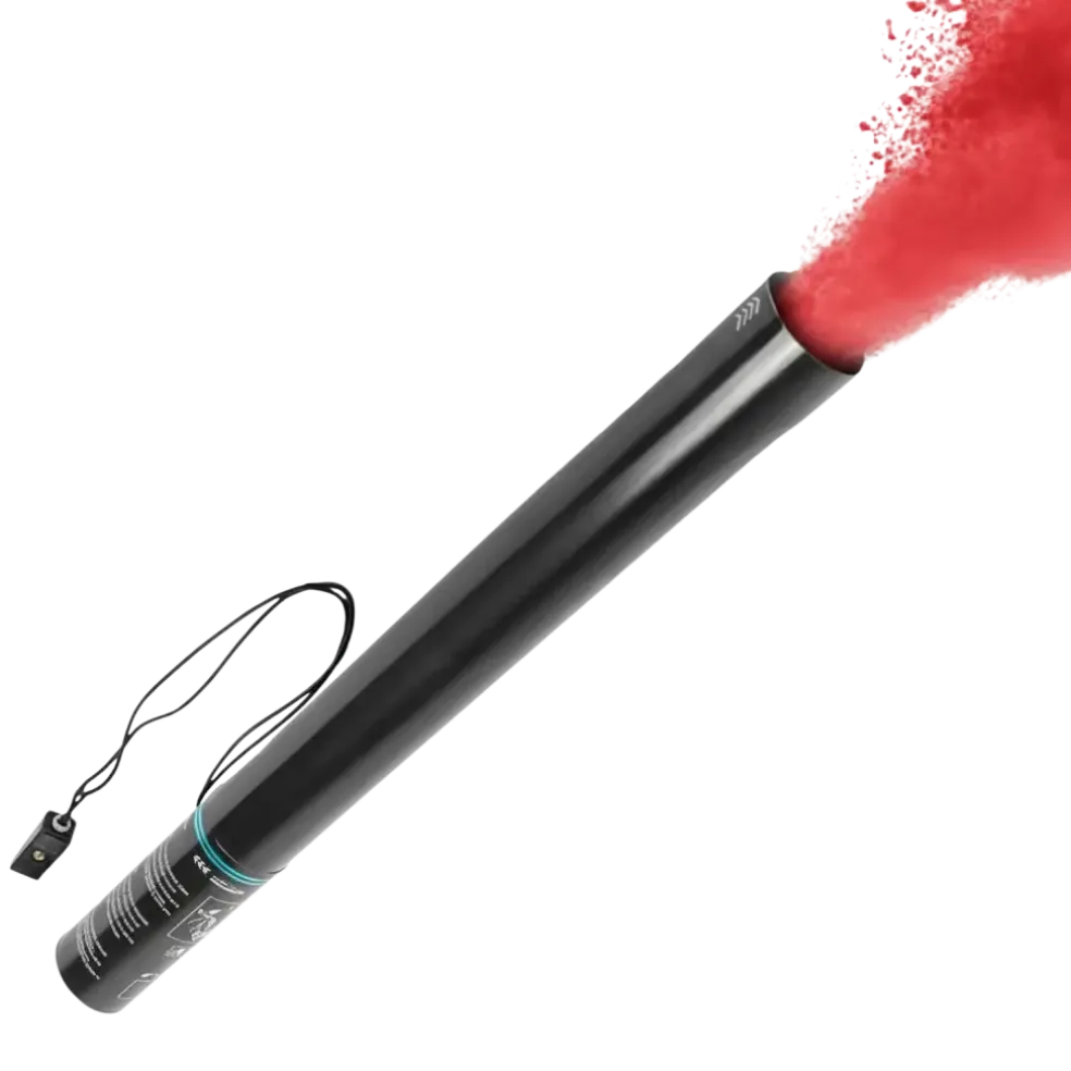 Canon à poudre Holi électrique 80 cm - Rouge