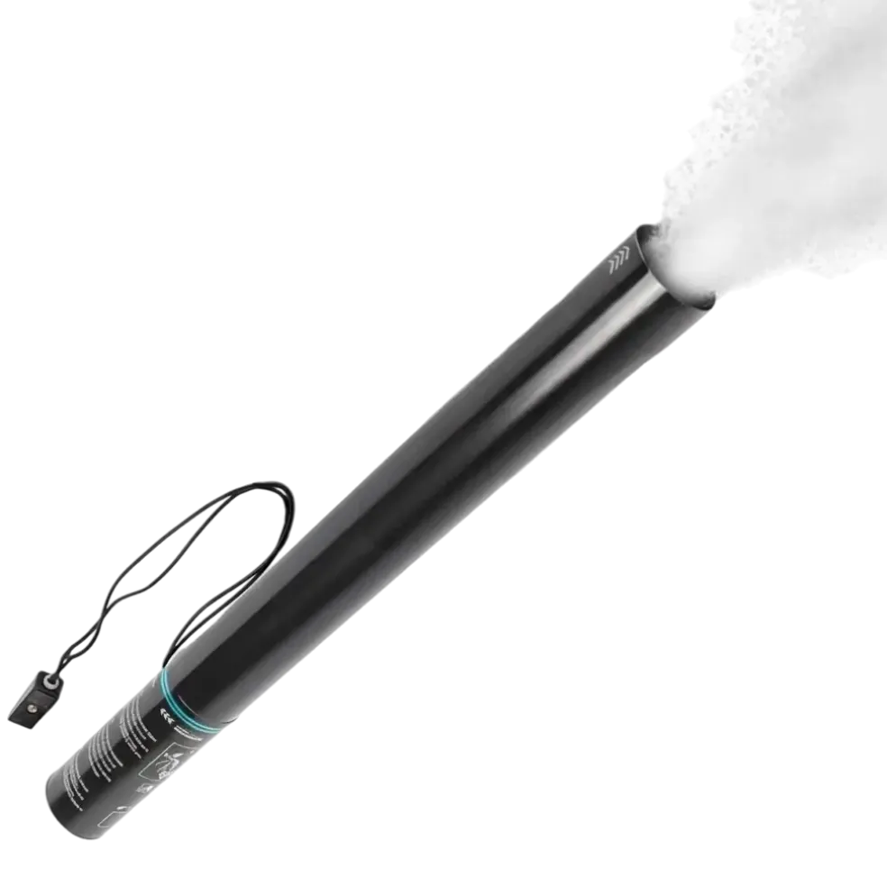 Canon à poudre Holi électrique 80 cm - Blanc