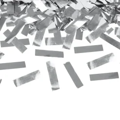 Canons confettis 40cm argent