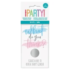 10 cartes à gratter - "Boy or Girl ?" - Fille