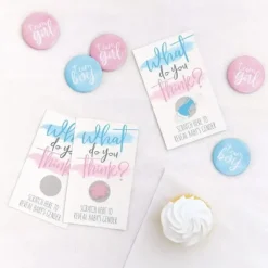 10 cartes à gratter - "Boy or Girl ?" - Garçon