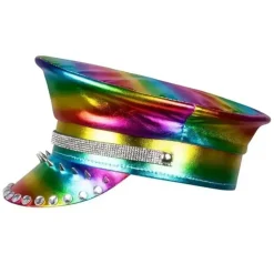 Casquette Arc-en-ciel avec Clous