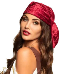 Casquette Bandana Pirate Rowan – Accessoire Déguisement Pirate Adulte Halloween et Soirée