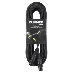 CÂBLE DMX XLR FEMELLE 3B - XLR MÂLE 3B 10M EASY - PLUGGER