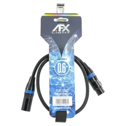 Câble DMX XLR Mâle/Femelle 0,6m