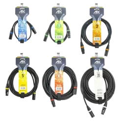 Câble DMX XLR Mâle/Femelle 1m