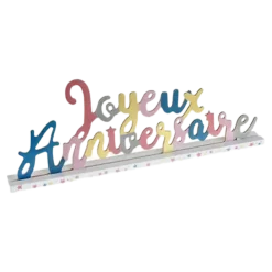 Centre de Table Joyeux Anniversaire "Kitty Party"