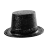 Chapeau Haut de forme Paillette Noir