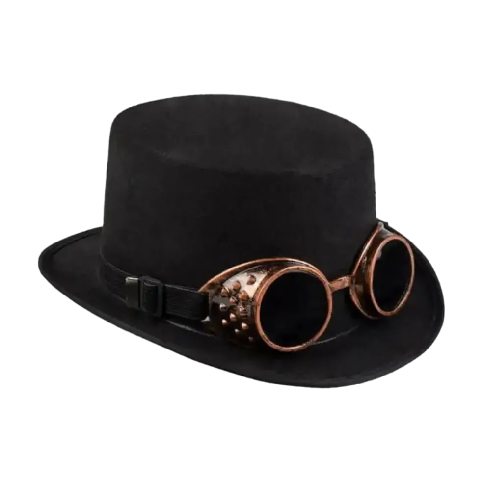 Chapeau Steamgoggles noir