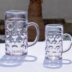 Chope à Bière Transparente Géante Design 100cl