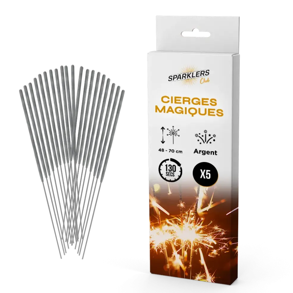 Cierges magiques pack de 5 (GEANT)