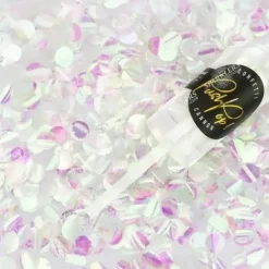 Confetti push pop, iridescent