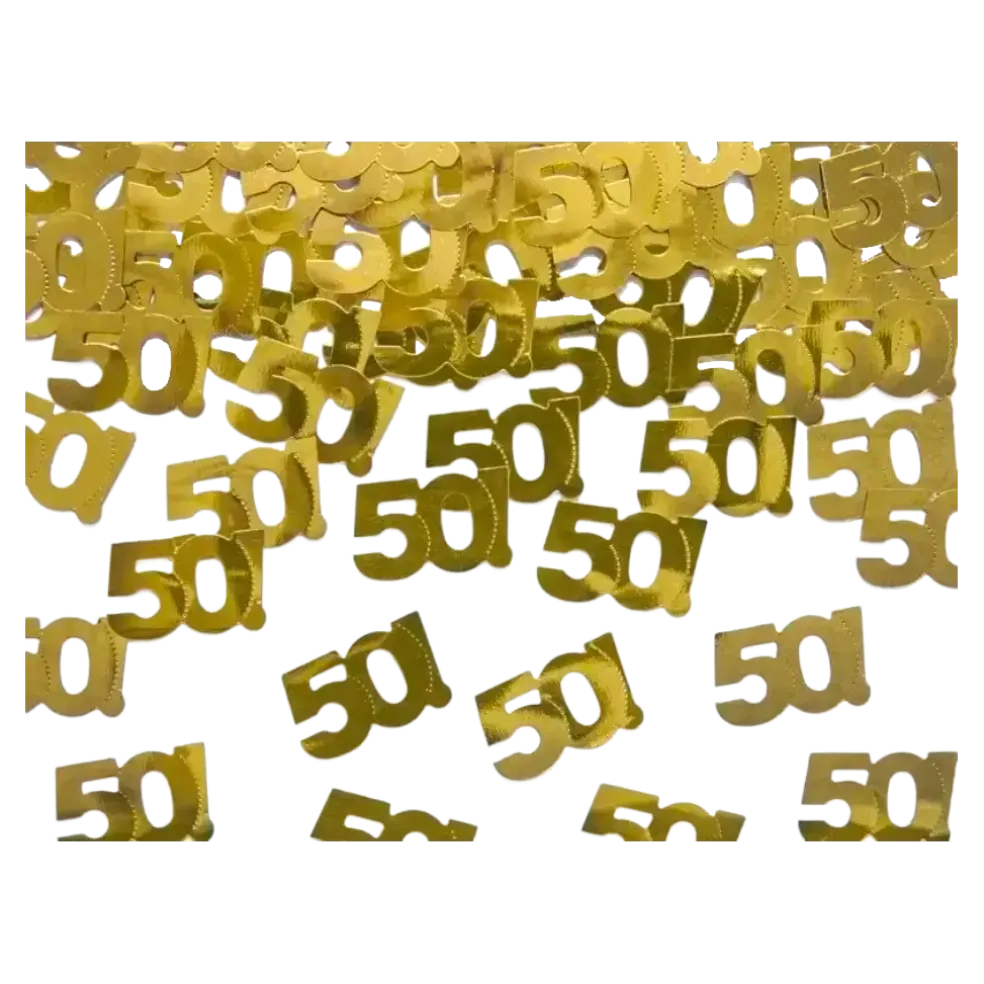 Confettis de table 50 ans (15gr)