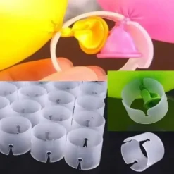 Connecteur 4 Ballons Arches / Guirlande Ballons - Lot de 50