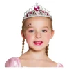 Couronne de Princesse avec Diamants Roses