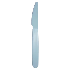 Couteau incassable PP Bleu Pastel - Lot de 6