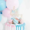 Décoration en bois Oh Bébé 17 cm – décoration élégante pour baby shower et naissance