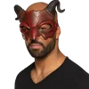 Demi-masque Démon avec cornes