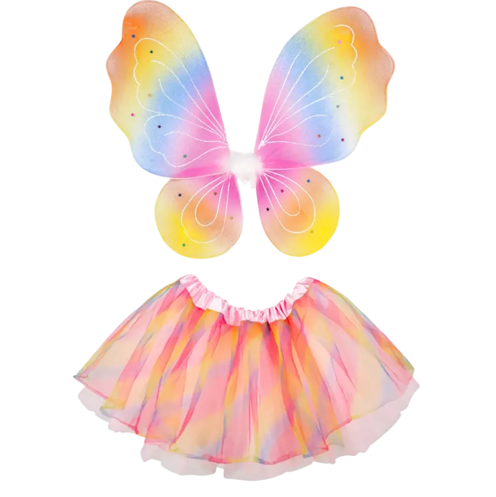Déguisement Fée Arc-en-Ciel Enfant – Costume Fée Carnaval Fille