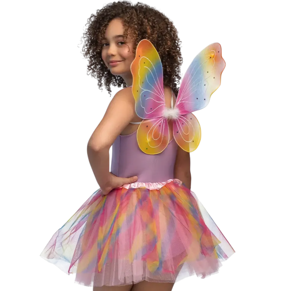 Déguisement Fée Arc-en-Ciel Enfant – Costume Fée Carnaval Fille
