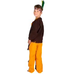 Déguisement Indien Garçon Marron 4-6 Ans – Costume Far West Enfant