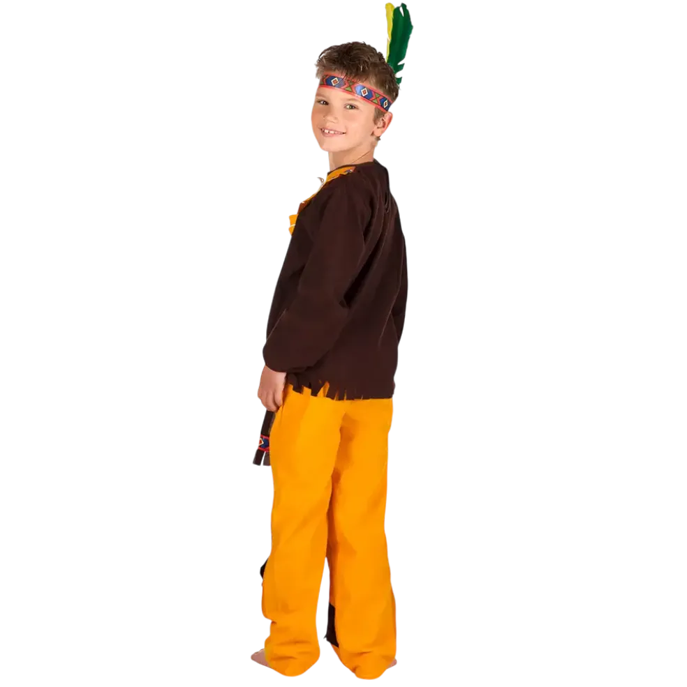Déguisement Indien Garçon Marron 7-9 Ans – Costume Far West Enfant