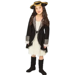 Déguisement Pirate Fille 4-6 Ans – Costume Aventurière Enfant Carnaval