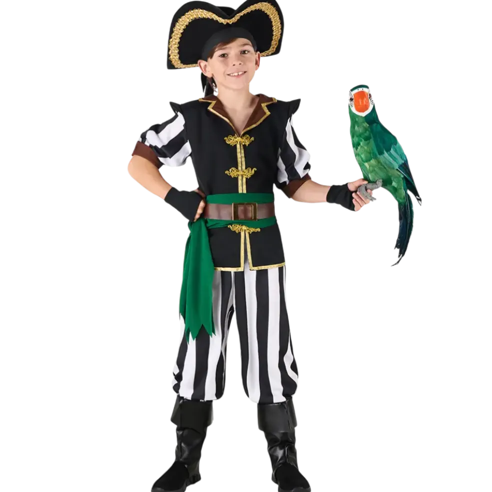 Déguisement Pirate Garçon 5-6 Ans – Costume Corsaire Enfant Fête