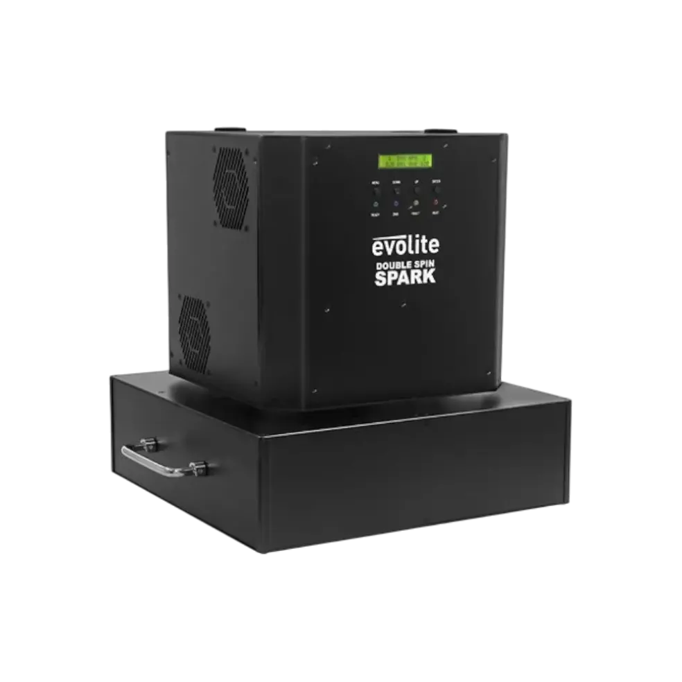 DOUBLE SPIN SPARK - Machine étincelles froides Rotative