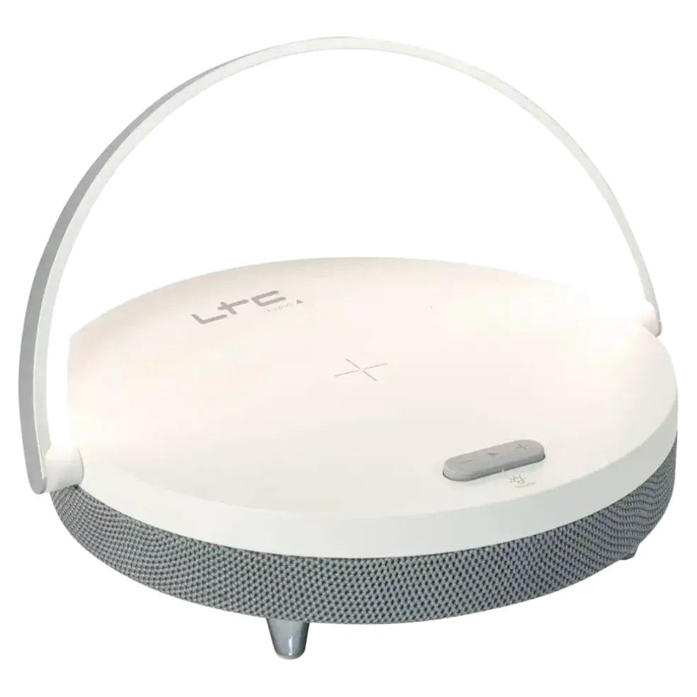 ENCEINTE BLUETOOTH LUMINEUSE 5W + CHARGEUR ET MAINS LIBRES