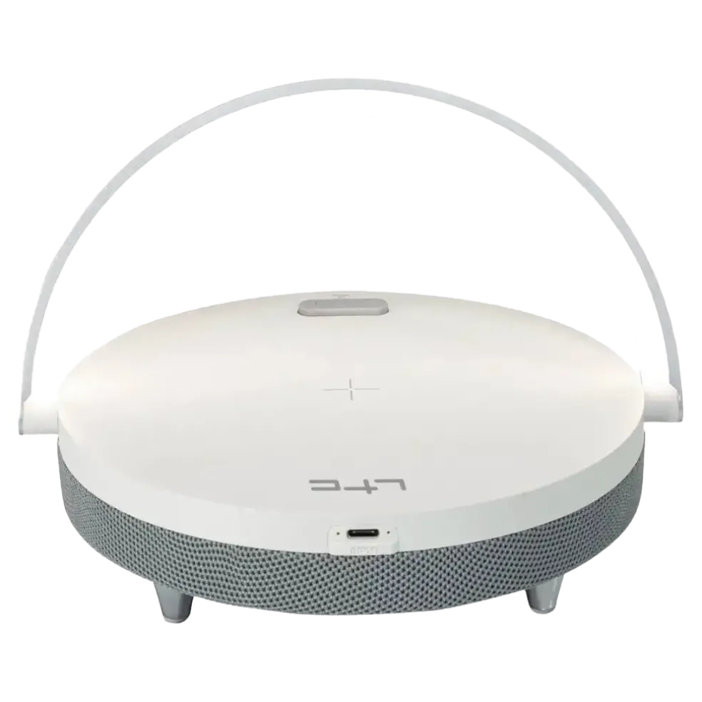 ENCEINTE BLUETOOTH LUMINEUSE 5W + CHARGEUR ET MAINS LIBRES