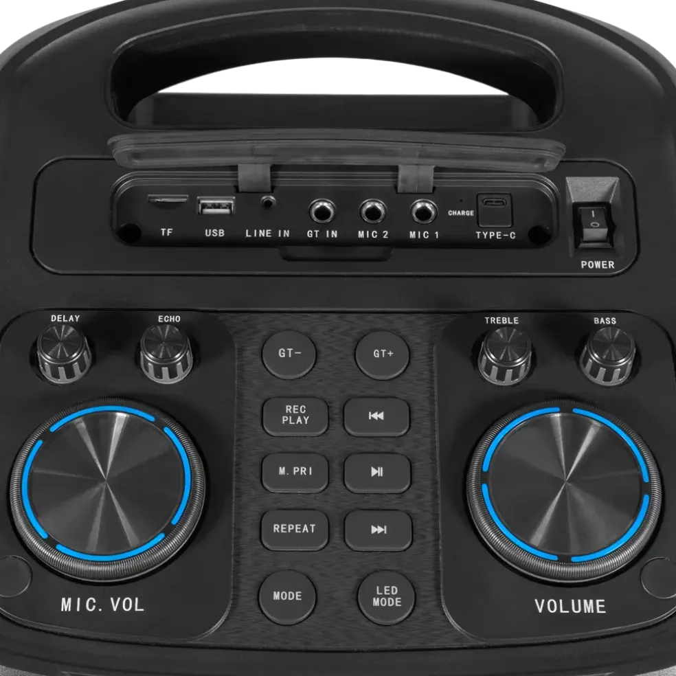 Enceinte portable – Boomaster 900 BoomTone DJ – 900 W, Bluetooth 5.0 & éclairage LED