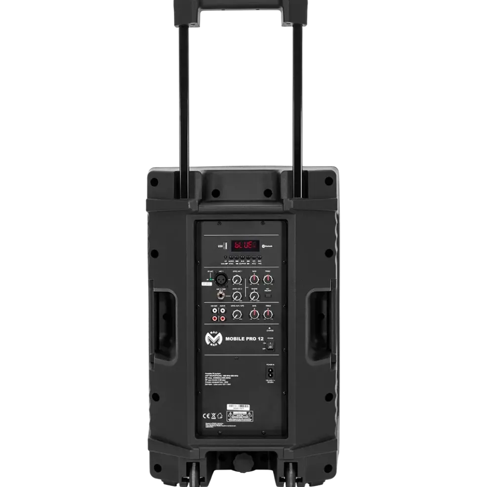 Enceinte portable "Mobile Pro 15" Mac Mah – 600W, Bluetooth, 2 micros UHF