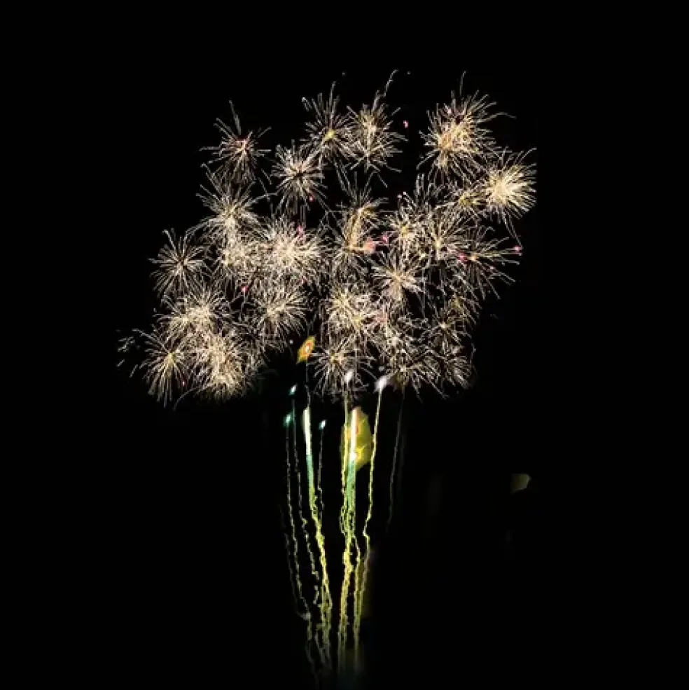 FEU D’ARTIFICE PORTABLE® LUXE PYROTECHNIQUE FRANÇAIS® 2mn