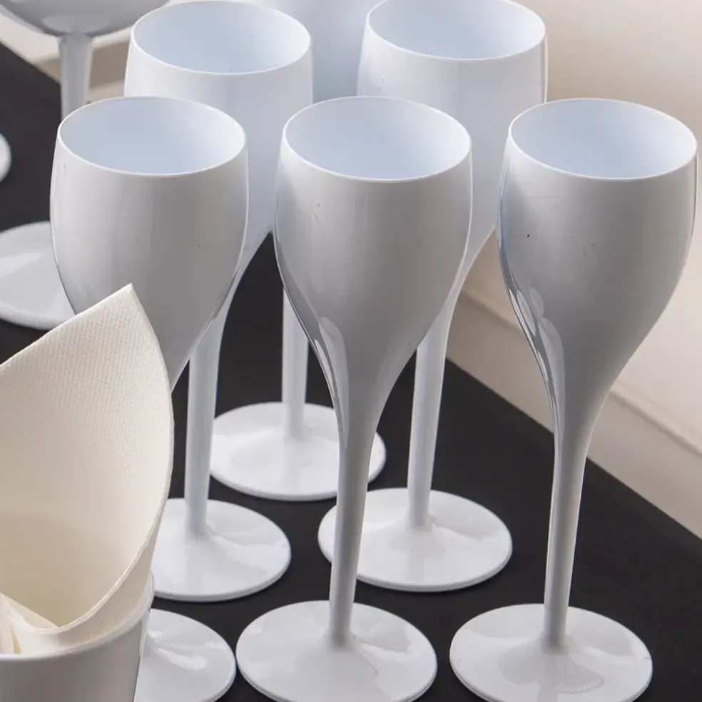 Flûte à Champagne Blanche 12cl