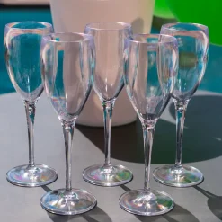 Flute à champagne transparente 17cl
