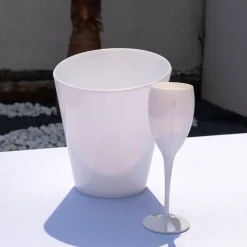 Flute de champagne blanche 17cl