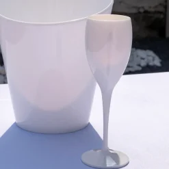 Flute de champagne blanche 17cl