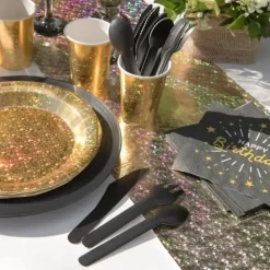 Fourchette Jetable Noire - Lot de 10