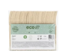 Fourchettes en bois 15,5 cm – lot de 100 couverts jetables pour réception et événement